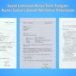 Surat Lamaran Kerja Tulis Tangan